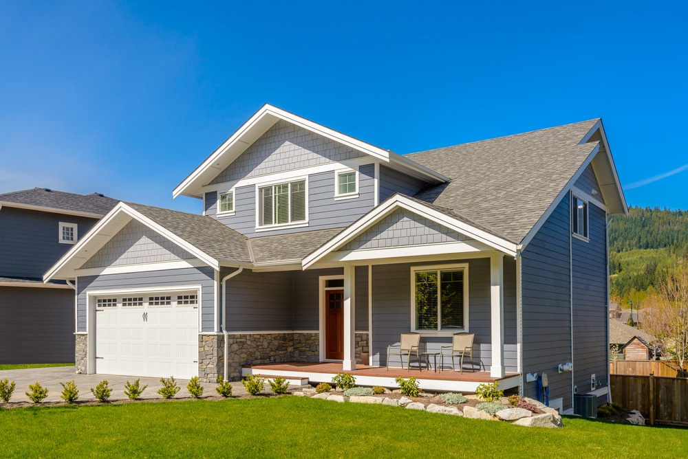 A,Perfect,Neighbourhood.,Houses,In,Suburb,At,Summer,In,The house for sale